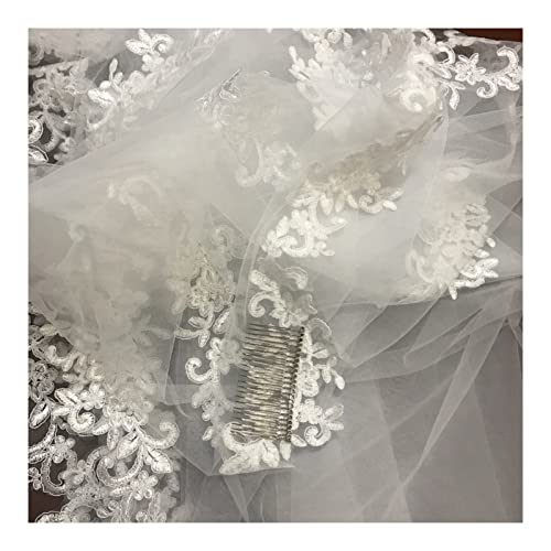 3 Metri con Pettine Velo da Sposa Decalcomania