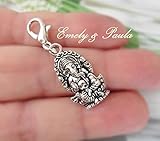  Anhänger Ganesh Nepal Hindu Gott Elefantenkopf Charm Esotherik