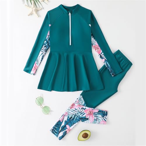 Pantalones de cobertura completa y rash guard para jóvenes que buscan bañadores cómodos 2