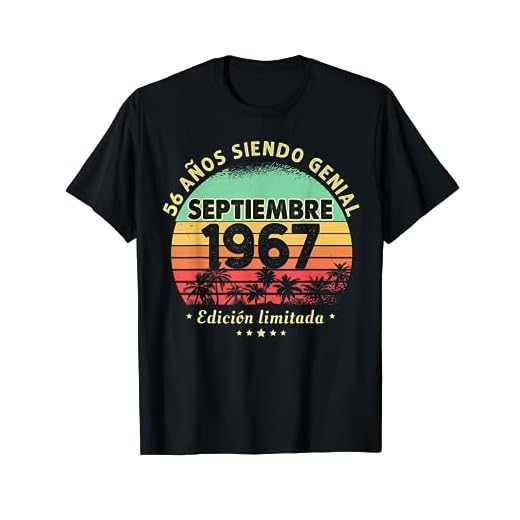 56 Años Cumpleaños Regalo Septiembre 1967 Septiembre 56 Años Camiseta