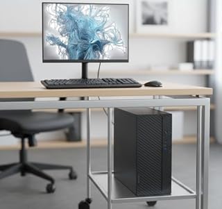 Postazione Completa, PC Fisso Desktop con Monitor 24", Intel Core i7, 16GB RAM, SSD 500GB, Windows 11 Pro, Office 2019, Tastiera Mouse e penna wifi omaggio, per casa, ufficio, lavoro