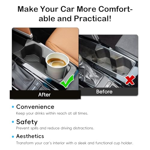 Insertador de portavasos compatible con Toyota Camry 2025 2026 miniatura 2