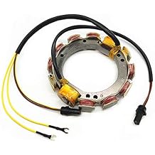 Stator For Johnson Evinrude OMC Outboard 173-3104 173-3672 581830 581865 581987 582016 582023 582404 582497 582867 583023 583104 583671 583672 763781 9Amp 1978-1987 85-235HP 2Stroke 4Cyl 6Cyl