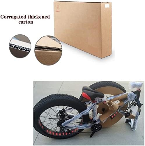 Big Fat Tire Mountain Bike Men Bicycle 26 in High Carbon Steel Frame Outdoor Road Bike 27 Speed Full SuspensionMTBBlack black-30speed