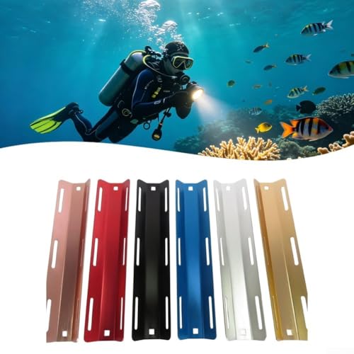 Placa trasera para buceo técnico de acero inoxidable SS304 y aluminio para adaptador de botella STA 5