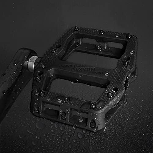 Mzyrh Mountain Bike Pedal 9/16" 3 Sealed Bearings Lightweight Non-Slip Nylon Fiber Bicycle Platform Pedals For Road Bmx Mtb #TOP7