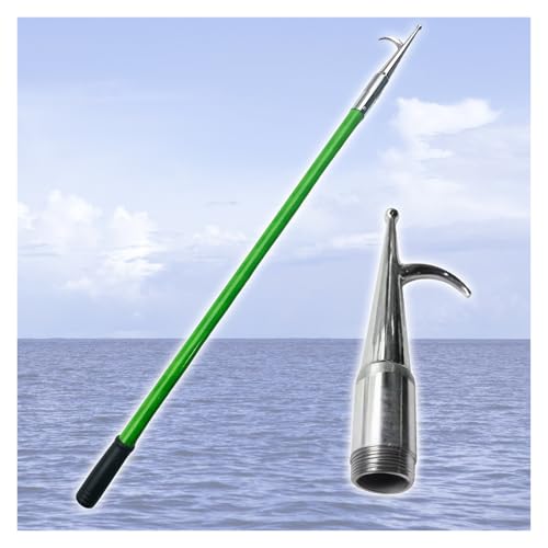 JYHHCYS Boat Hook Pole Heavy Duty, Lightweight Metal Boat Hooks for Docking, Rescue Hook Water Rescue Pole, Waterproof Multifunctional Dock Hook, Boating Accessories(Long 13.1 ft)