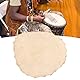 Trommelfell aus Ziegenfell, 36 cm Durchmesser, Ziegenfell Trommelkopf für Bongotrommeln Schamanentrommeln Djembe-Ersatzteile, Klarer Sound Langlebiges Material