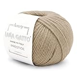 100% cachemira: el peso de cada ovillo es de 25 g. 75 m de hilo, se recomienda tejer con agujas o ganchos de ganchillo n.º 4.