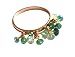 Produktbild GemShine - Damen - Ring - Vergoldet - Chalcedon - Meeresgrün - Beweglich - Geschmeidig
