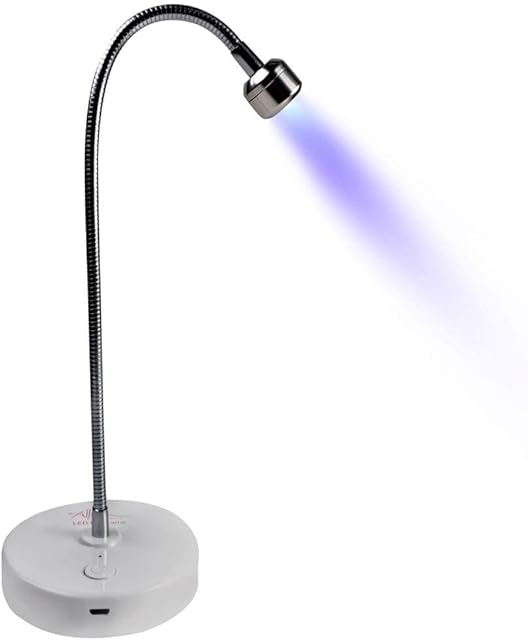 Flash Cure UV LED Gel Portable Goose Neck Nail Lamp Light for UV LED Gel Nail Polish for Professional and Home use