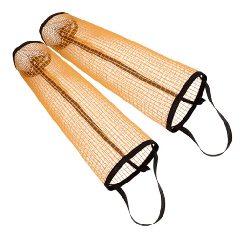 CORHAD Generous Capacity Wall Mount Tennis Storage Bag Set 2pcs Large Mesh Bag for Balls Golf Stylish Home Accessory