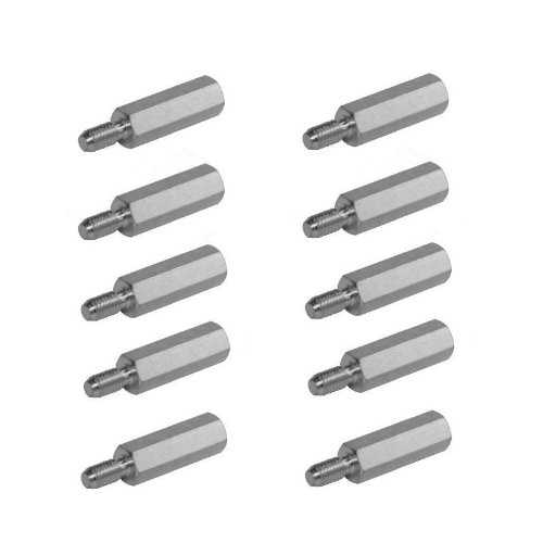 qfix Hexagonal Spacer M2.5 x 20 I/A, Pack of 10 (Suitable for Raspberry Pi!)