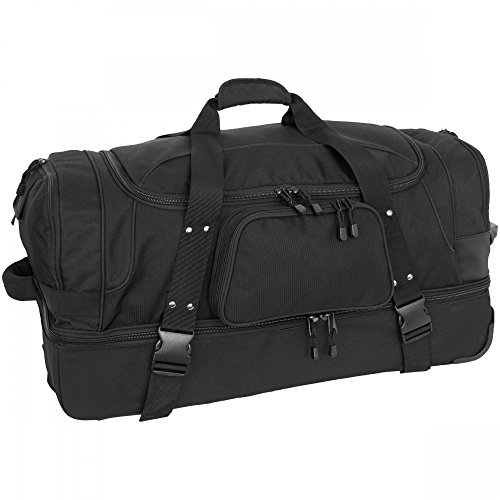 Mercury Luggage Gorilla Wheeled Duffel Bag Black Executive