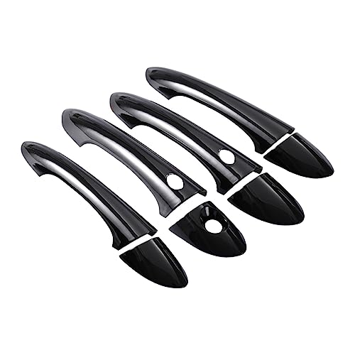 Poignée porte extérieure voiture pour Hyundai Sonata 2011 2012 2013 2014 garnitures ABS noir clé