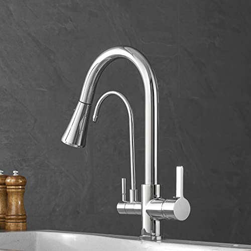 Grifo Extraible Cocina Grifo 3 Vias Osmosis Extraible Grifo Para Osmosis 3 Vias 3 Modos Grifo Mezclador Cocina 3 En 1 Griferia De Cocina Grifo Para Fregadero Cromo,B Grifo Extraible Cocina Grifo 3 Vias Osmosis Extraible Grifo Para Osmosis 3 Vias 3 Modos Grifo Mezclador Cocina 3 En 1 Griferia De Cocina Grifo Para Fregadero Cromo,B