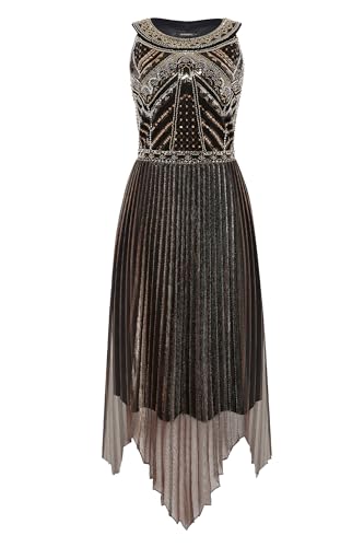 Robe garçonne années 1920 style Gatsby vintage art déco pour fête rétro chic
