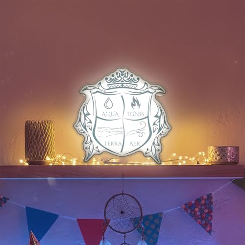 Veilleuse blason à quatre éléments Allenjoy panneau LED mural