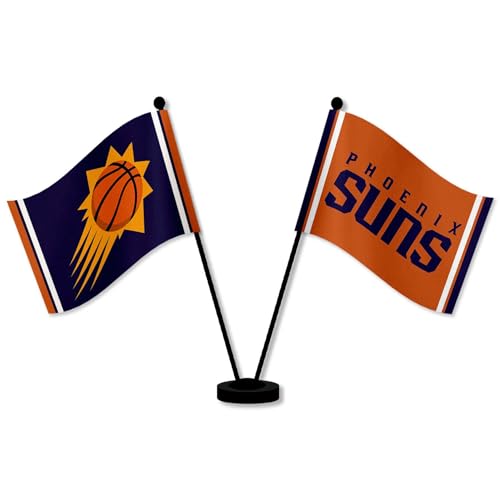 Phoenix Suns drapeaux de bureau petit pavillon de table pour fan de sport