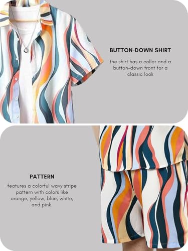 Image of DHRUVI TRENDZ Co Ord Set for Men | Trendy Night Dress for Boys | T-Shirt and Shorts Combo for Lounge | Stylish Summer and Travel Wear |Men's Matching Two-Piece for Vacation