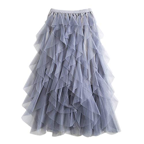 Tüllrock Damen Lang & Transparent - Maxirock Für Party & Karneval