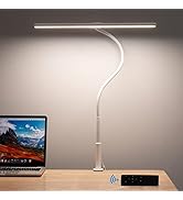 Amazon.co.jp: LED クランプライト デスクライト 24W高輝度 3