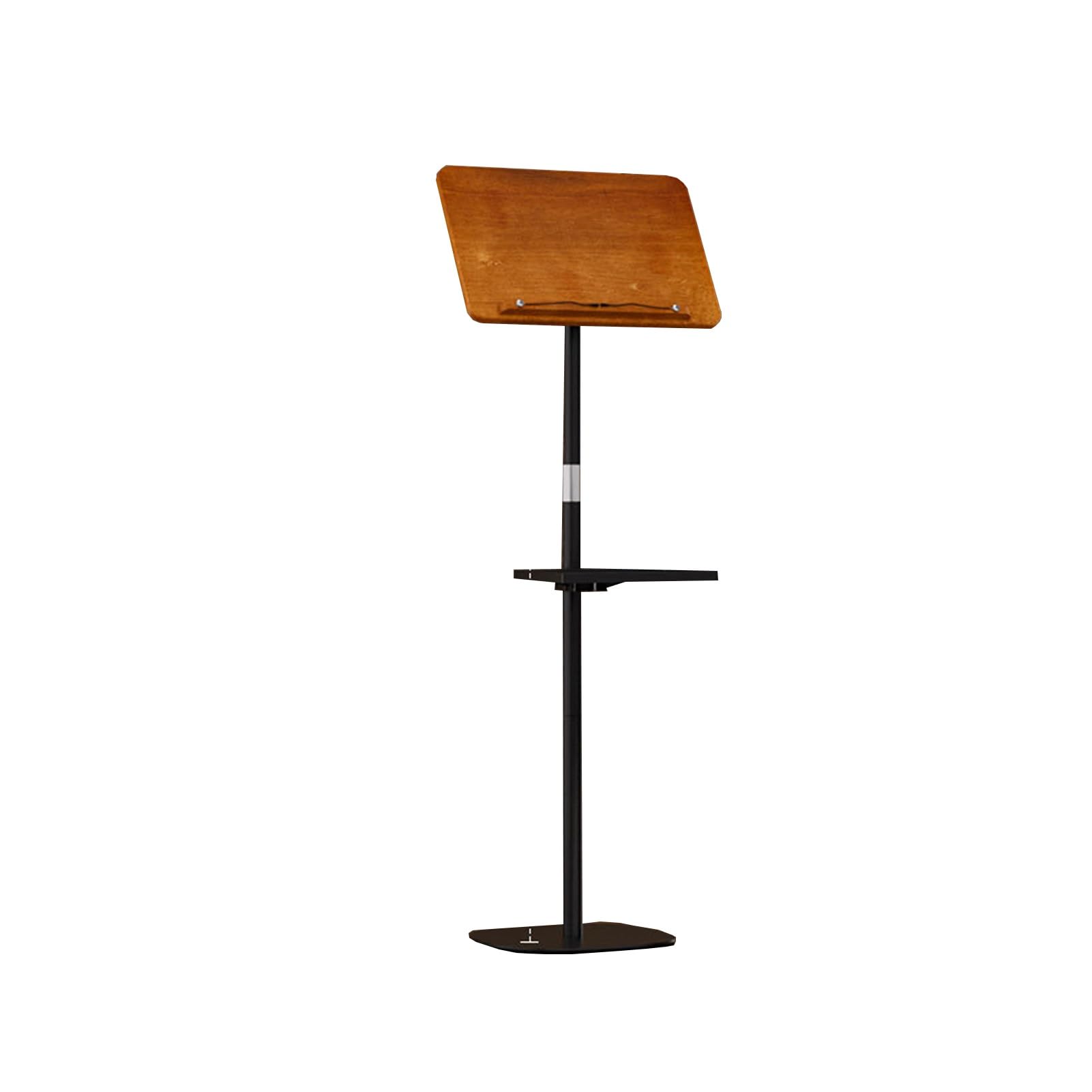 Support de livre sur pied à hauteur réglable avec plateau - Capacité de 5 kg, idéal pour la maison, le bureau, l'école et la lecture à voix haute - Conception ergonomique pour plus de confor