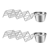 Edelstahl-Lebensmittelhalter können auch Burritos, Hot Dogs, Sandwiches, Pfannkuchen und andere Lebensmittel halten