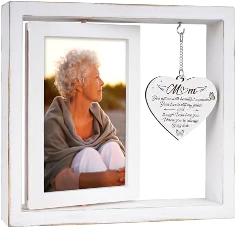 Vetbuosa Memorial Gifts for Loss of Mom, Sympathy Picture Frame, ...