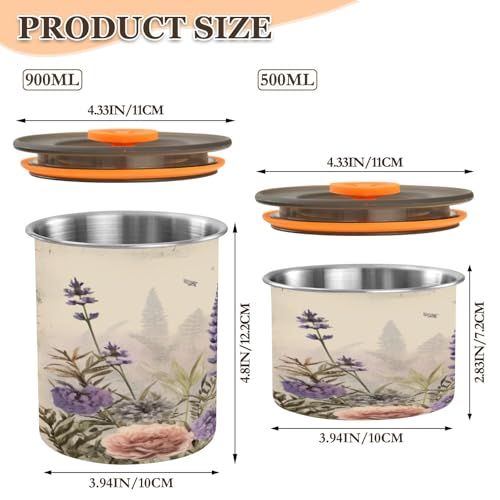 Envase hermético acero inoxidable para café 30oz miniatura 2