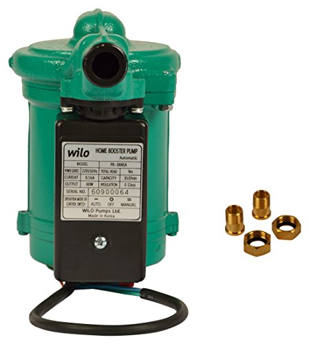 Image of WILO Inline Booster Pump Set, Iron and Aluminium, Green, Electric (18 cm x 15 cm x 18 cm)