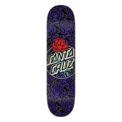 Santa Cruz Rosette Ringed Dot 7 Ply Birch 8.00in x 31.60in Skateboard Decks