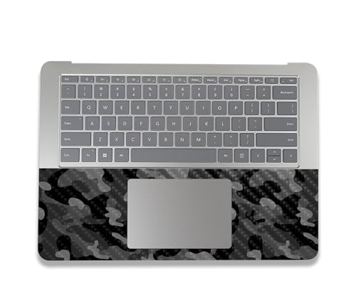 Image of MightySkins Carbon Fiber Skin Compatible with Microsoft Surface Laptop Studio 2 (2023) Full Wrap Kit - Black Camo | Protective, Durable Textured Carbon Fiber Finish | Easy to Apply | Made in The USA
