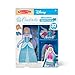 Melissa & Doug Disney Princess Cinderella Magnetic Dress-Up Wooden Doll Pretend Play Set (30+ pcs)