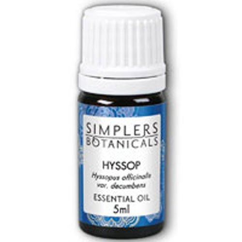 Living Flower Essences Simplers Botanicals Organic, Hyssop Var. Decumbens, 0.16 Fluid Ounce