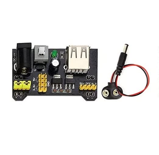 Ds Robotics® MB102 Breadboard Power Supply Module With 9v Battery Clip with 2.1mm X 5.5mm Male DC Plug Assortment Kit for Arduino (B0BH3422L8) Amazon Price History, Amazon Price Tracker