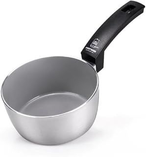 Moneta Innova Kasserolle 1 m 16 cm, natürliche Beschichtung FineGres (kein PFAS), auch für Induktion, 100% Made in Italy