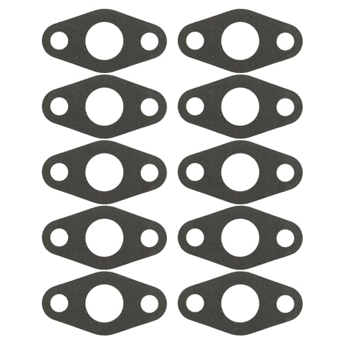 Image of Tyenaza 10Pcs Turbo Gasket, Turbo Oil Drain Return Gasket Excellent Sealing Paper High Toughness Oil Drain Gaskets for T3 T4 Turbocharger