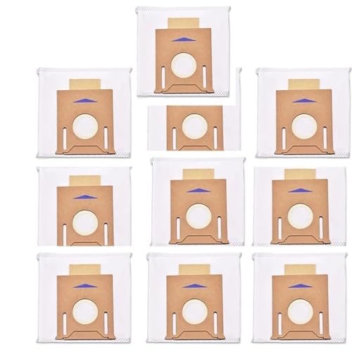 Generic �ɓK��Ecovacs DEEBOT T9 AIVI OZMO T8 Max T8�V���[�Y N8 Pro Plus �A�N�Z�T���[ ���{�b�g�|���@ �X�y�A�p�[�c �Ή��_�X�g�o�b�O(10PCS Bag)