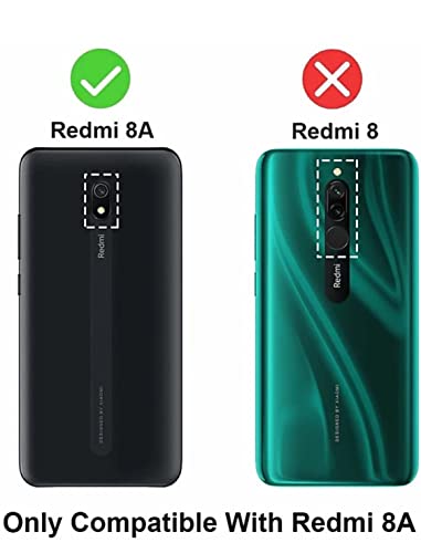 Image of Mobile Back Cover Case for Xiaomi Mi 8A (Silicone Case|CameraProtection|Black SC1510)