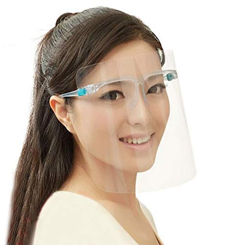 Preisvergleich Produktbild JL Küche Kochen Anti-Öl-Spritzer Gesichtsschutz Schutzvisier Einstellbar transparent Visier Sicherheitsisolierung Augen und Gesicht schützen 10 PCS
