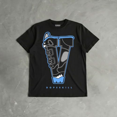 Image of DopeSkill Graphic Tee Streetwear Hip Hop Hypebeast Unisex T-Shirt Sneaker Colour Matching Shirts Rapper Mouth