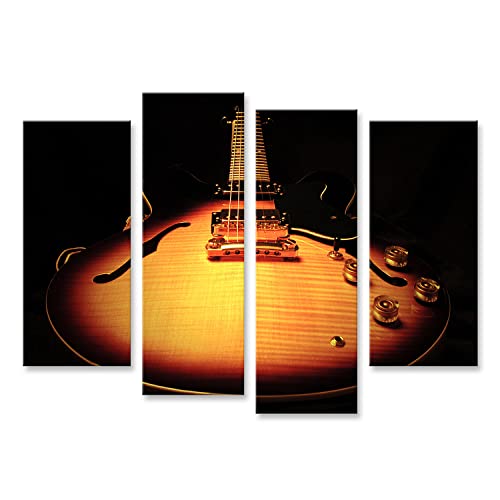 islandburner Tableau sur toile Guitare électrique Six cordes Rock N Roll Images murales Poster