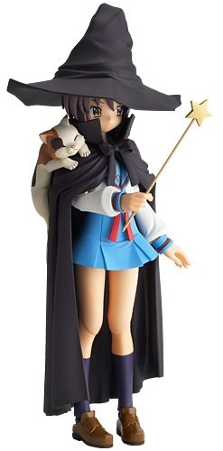 Revoltech Fraulein The Melancholy Of Haruhi Suzumiya Yuki Nagato Witch Action Figure #TOP1