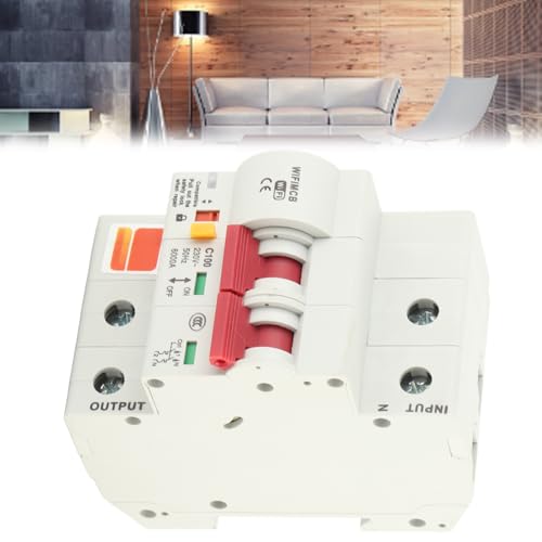 Disjoncteur WiFi Voyage de surintensité Commutateur AC220V 2P