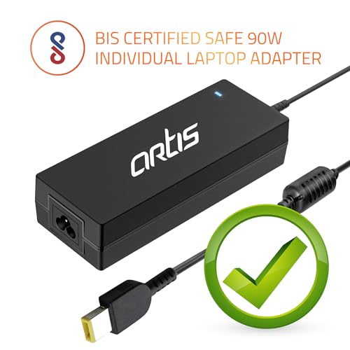 Image of AR0905 90 Watt Laptop Charger /Adapter with Power Cord Compatible with Lenovo Laptops (20 V /4.5A, Pin: USB)