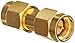 Pomona 72964 Brass SMA Plug (Male) to SMA Plug (Male) Adapter, 50 Ohms, 0.87" Length (Pack of 5)
