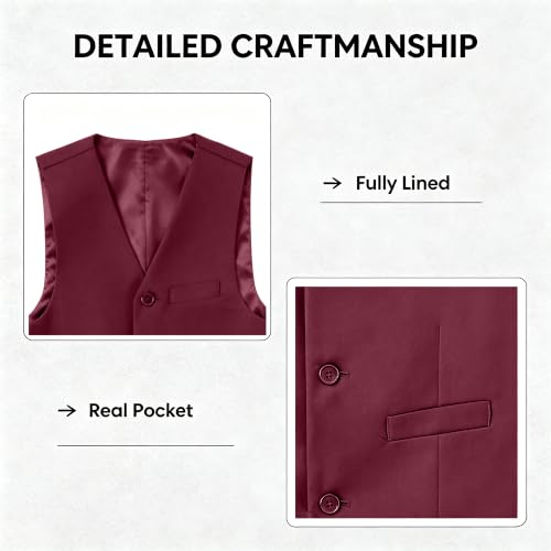 Image of Kids Vest for Boys Formal Suit Vests