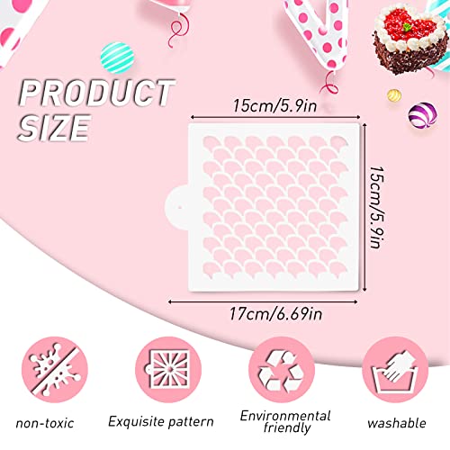 Cookie Stencils Cakes Baking Stencils Leopard Geometric Patterns For Biscuit Bread Texture Templates Decorating Floral Leaf For Baking Diy Card Making 16Pcs #TOP1