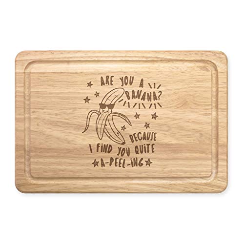 Son You un Plátano i Encontrar You Ajustado Apeeling Rectangular Tabla para Picar de Madera